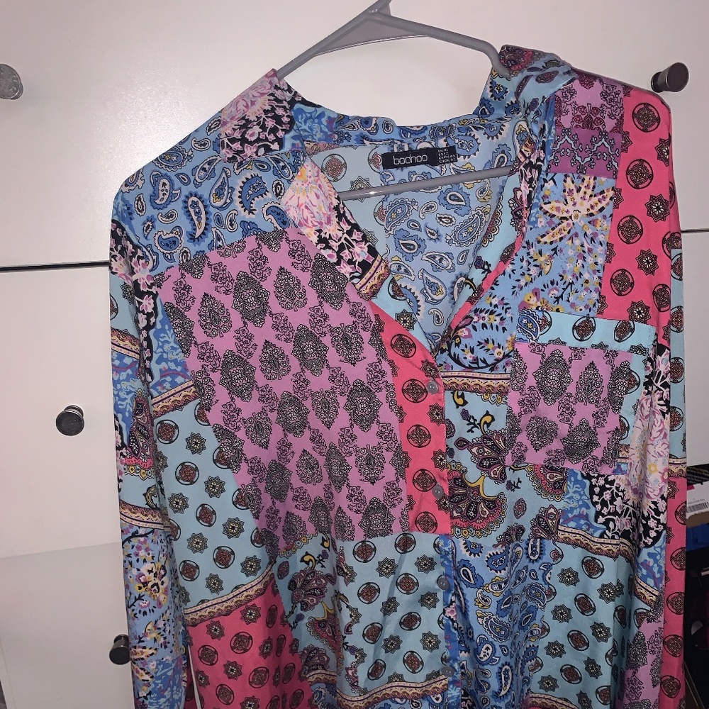 Boohoo Button Down Shirt